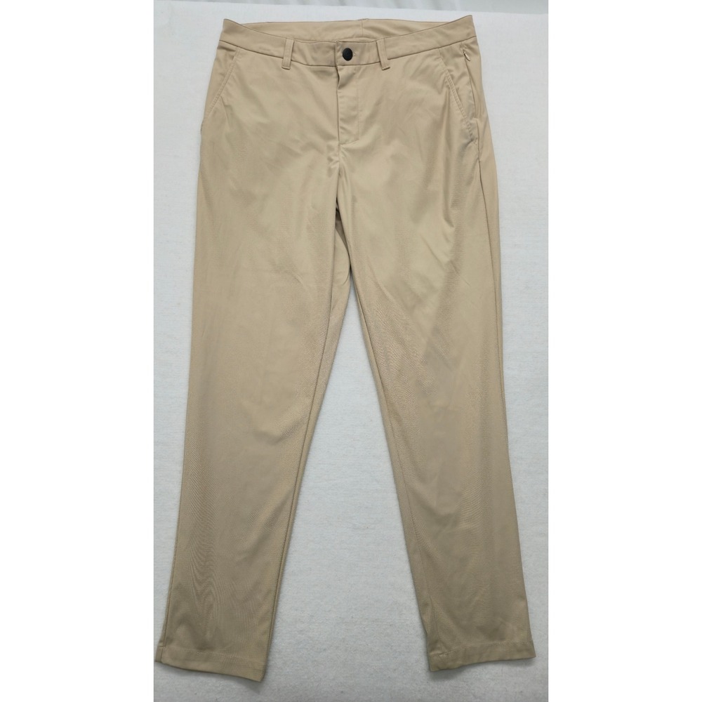 Reebok Mens 36x32 Tan Beige Golf Pants Lightweight Athletic Casual Chinos‎